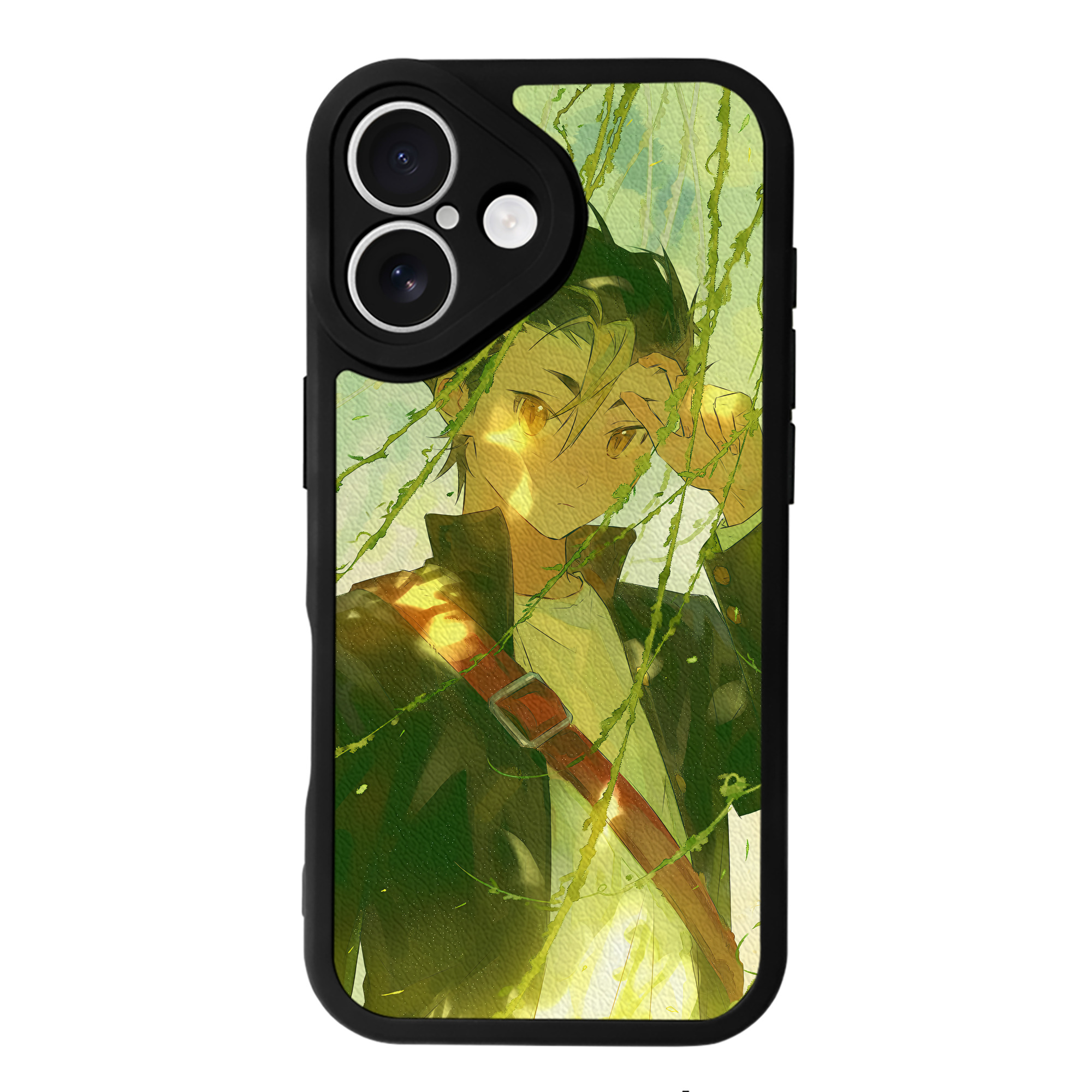 （画像用） ハイキュー!! Haikyu!! 【iPhone 16シリーズ対応】シリコンスマホケース（レザー調） 材質：シリコン